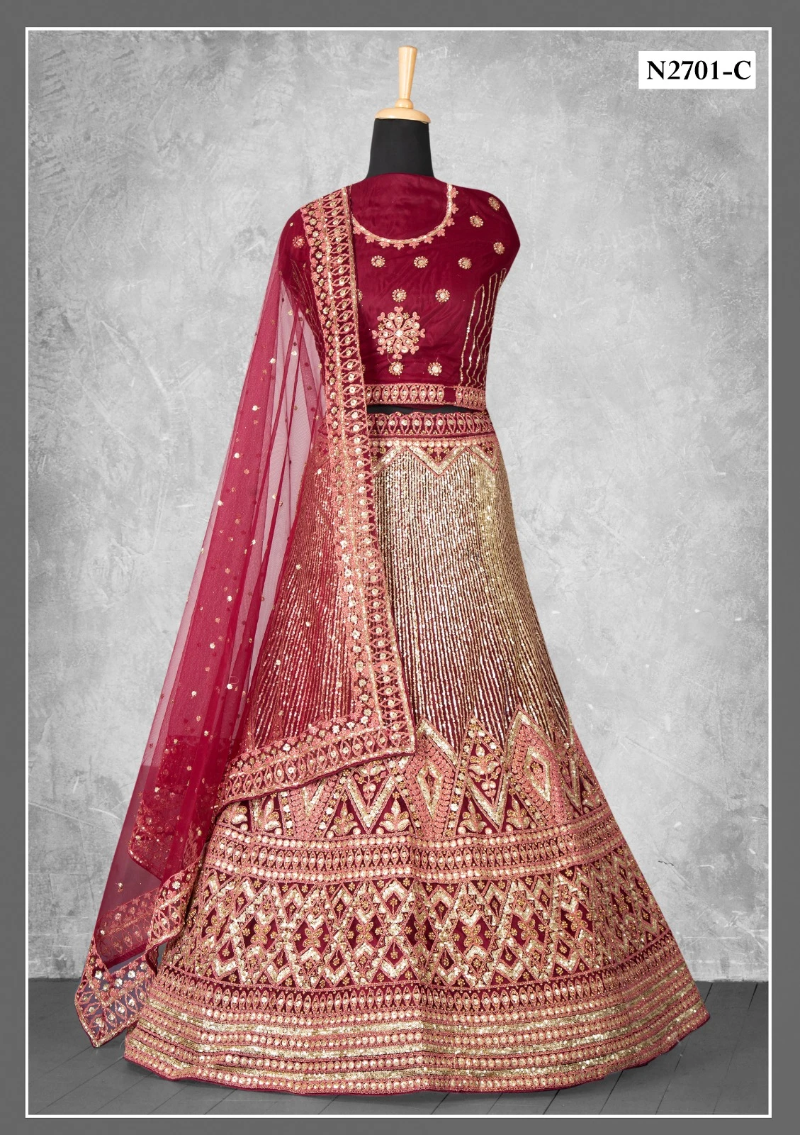 Mahotsav Shubharambh Vol 02 Net Wholesale Lehenga Catalog — Wholesale Lehenga, Mahotsav wholesale from Surat - Gallery Image 5